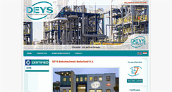 Desktop Screenshot of deys.nl
